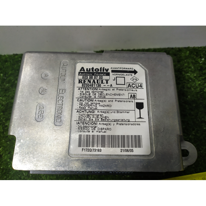 CENTRALINA SENSORE AIRBAG RENAULT SCENIC MEGANE II SECONDA SERIE (2003\2009)