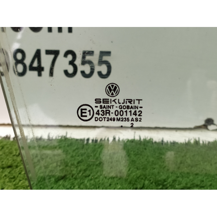 VETRO CRISTALLO PORTA PORTIERA ANTERIORE ANT DESTRO DX VW POLO (9N) 