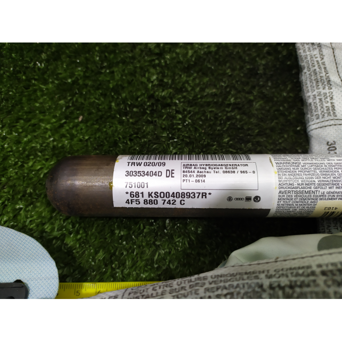 TENDINA AIRBAG TETTO PANNELLO ANTERIORE ANT DESTRO DX AUDI A6 (C6) (2004\2011) 