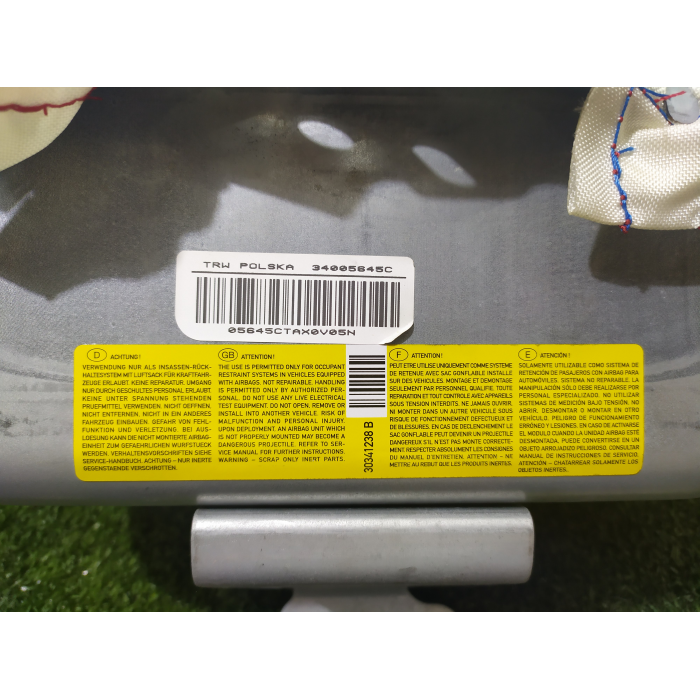AIRBAG ANTERIORE ANT DESTRO DX PASSEGGERO CRUSCOTTO FORD FOCUS 2° SERIE 