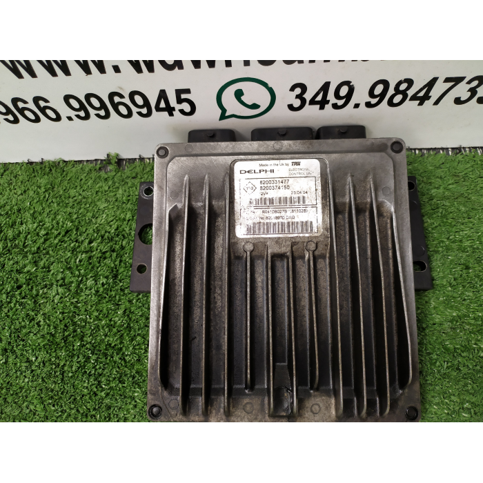8200331477 CENTRALINA ECU MOTORE RENAULT CLIO II SECONDA SERIE 1.5 DCI (1998\2012)