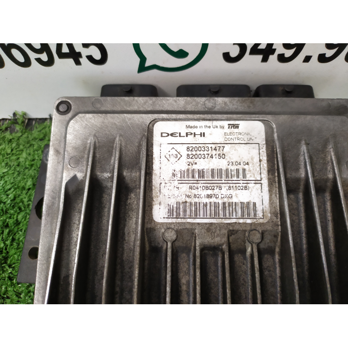8200331477 CENTRALINA ECU MOTORE RENAULT CLIO II SECONDA SERIE 1.5 DCI (1998\2012)
