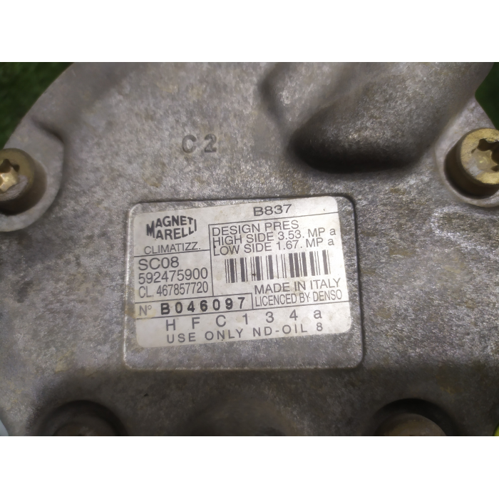 COMPRESSORE ARIA CONDIZIONATA CLIMATIZZATORE FIAT PUNTO (188) 1.2 16V