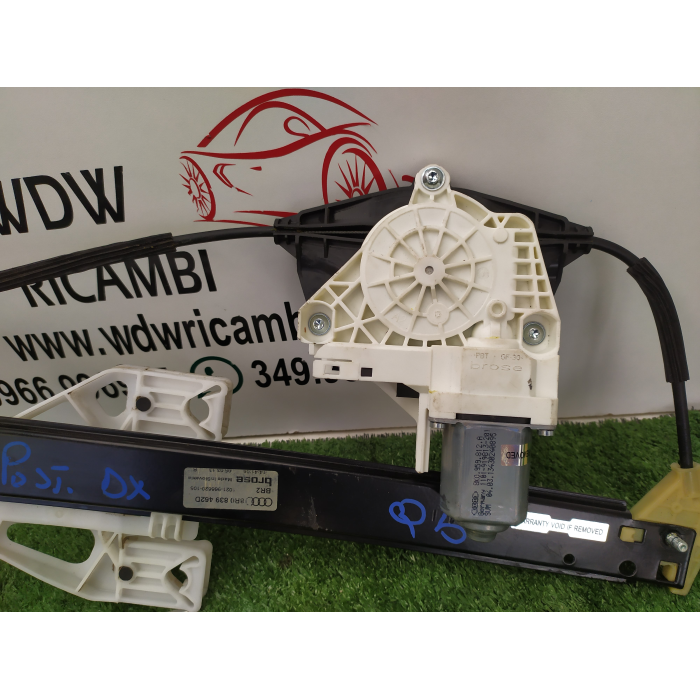 8R0839462D MECCANISMO MOTORINO ALZAVETRO POSTERIORE DESTRO DX AUDI Q5 2.0 TDI
