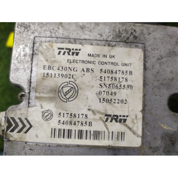 CENTRALINA GRUPPO POMPA AGGREGATO ABS LANCIA YPSILON Y (843) (2003\2011) 