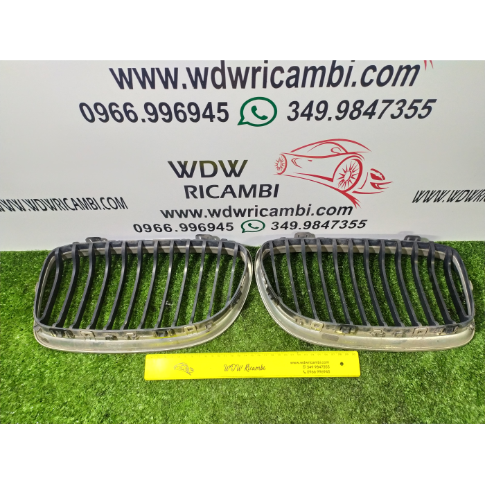 COPPIA GRIGLIA CONVAGLIATORE RADIATORE PARAURTI ANTERIORE ANT BMW 3° ( E90 ) 