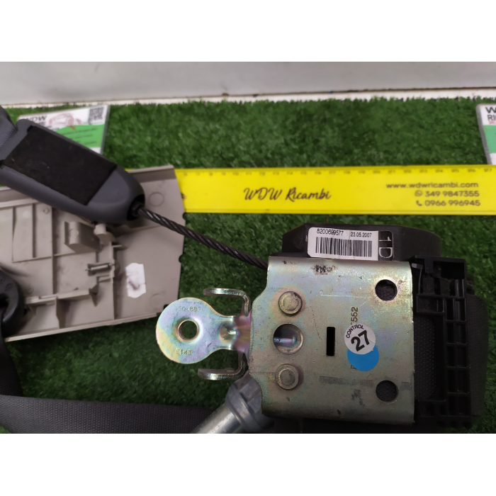 CINTURA DI SICUREZZA PRETENSIONATORE ANTERIORE DESTRO DX RENAULT SCENIC MEGANE 1.5 DCI
