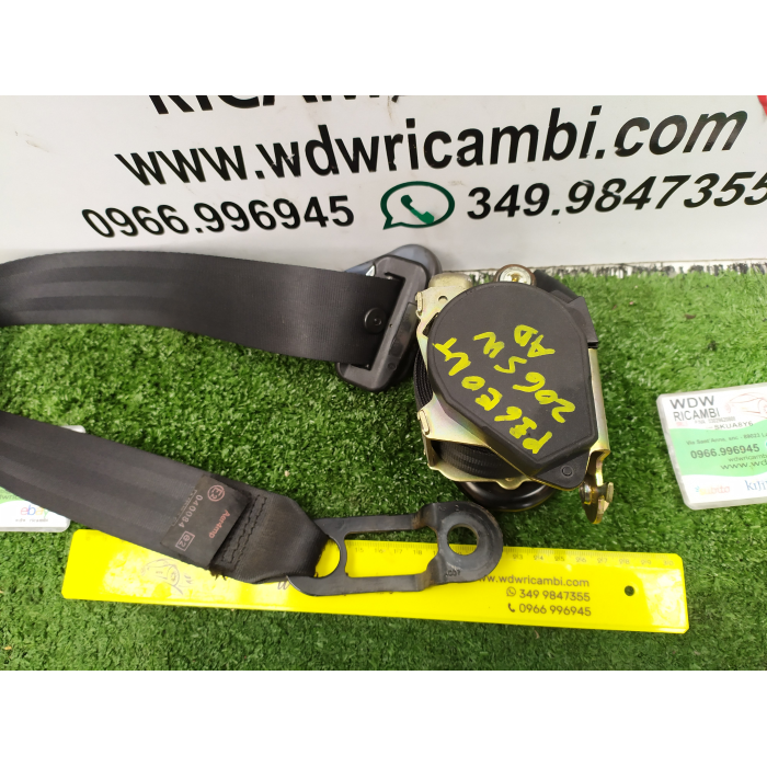 96468608XX CINTURA DI SICUREZZA ANTERIORE DESTRO DX PEUGEOT 206 SW STATION WAGON 1.4 