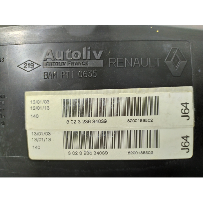 AIRBAG SEDILE ANTERIORE ANT LATO GUIDA SINISTRO SX RENAULT SCENIC MEGANE 1 