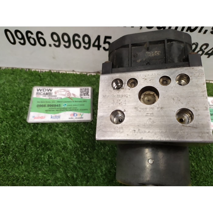 7700432643 CENTRALINA POMPA ABS RENAULT MEGANE 1.9 75KW 102CV (1995\2003) 2003