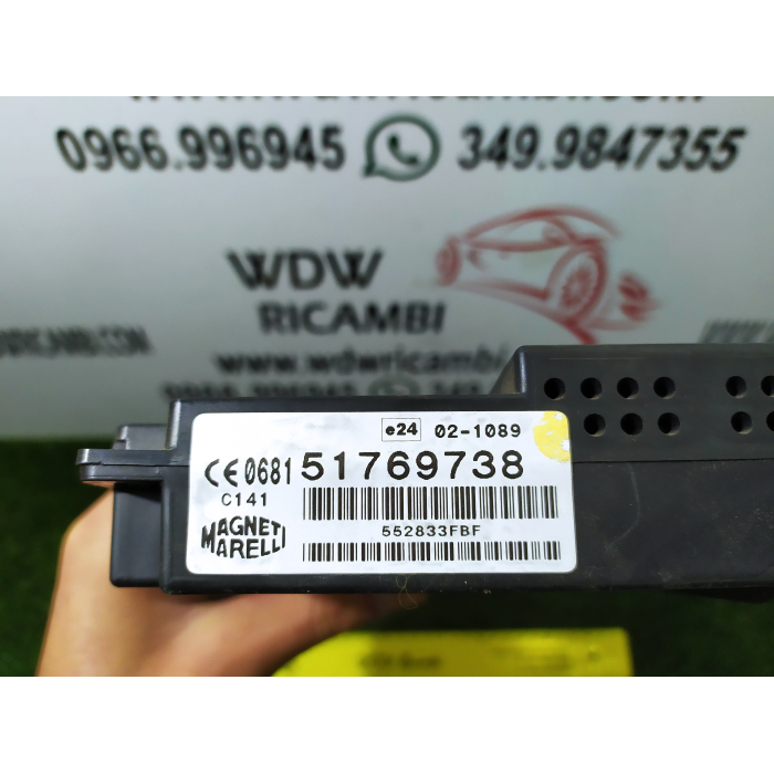 51769738 CENTRALINA BLUETOOTH BLUE & ME FIAT GRANDE PUNTO (199) 1.4 BENZ 78CV