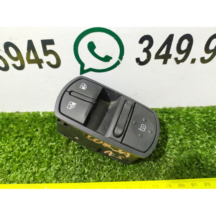 PULSANTE INTERRUTTORE ALZAVETRO ANTERIORE ANT SINISTRO SX 3P OPEL CORSA D 