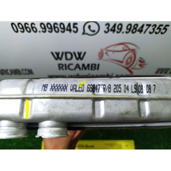 TERMOSCAMBIATORE RADIATORE RISCALDAMENTO MERCEDES CLASSE A (W169) 2.0 