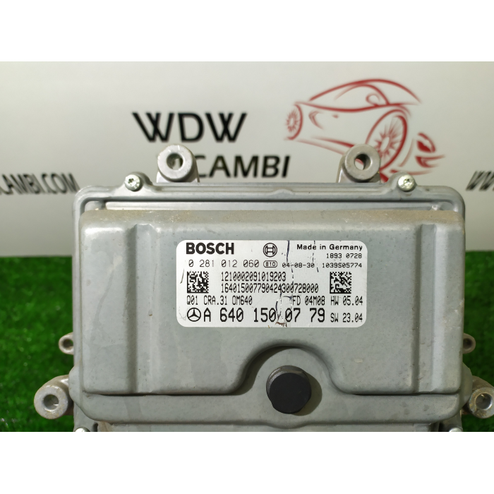 A6401500779 CENTRALINA MOTORE BOSCH MERCEDES CLASSE A (W169) 2.0 180 CDI 