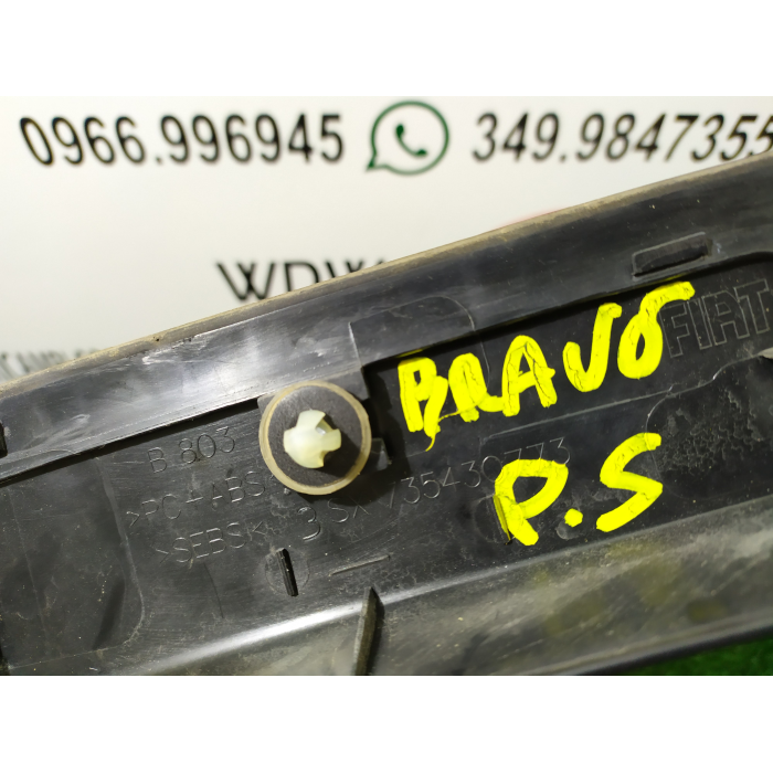 FINITURA COPERTURA MODANATURA PANNELLO POSTERIORE SINISTRO FIAT BRAVO 2007>  