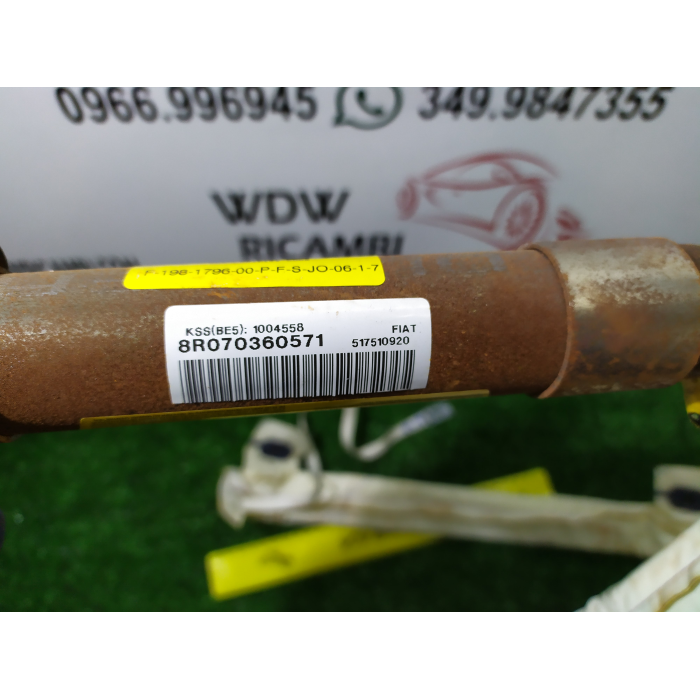 517510920 AIRBAG TENDINA ANTERIORE ANT LATO PASSEGGERO DESTRO DX FIAT BRAVO 