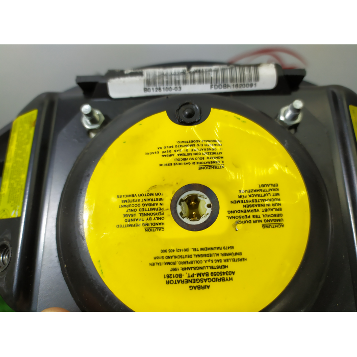 AIRBAG VOLANTE STERZO CONDUCENTE LATO GUIDA SINISTRO SX ALFA ROMEO 156 (1997\2001)