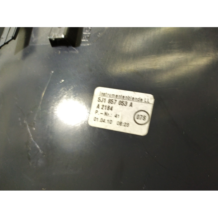 MASCHERINA CORNICE COVER CONTACHILOMETRI QUADRO SKODA FABIA (2007\2014) 