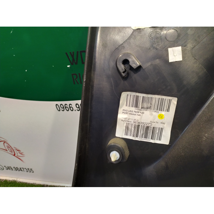 96763922ZD PANNELLO MASCHERINA POSTERIORE SINISTRO SX PEUGEOT 208 1.4 3P (2012\2019) 2012