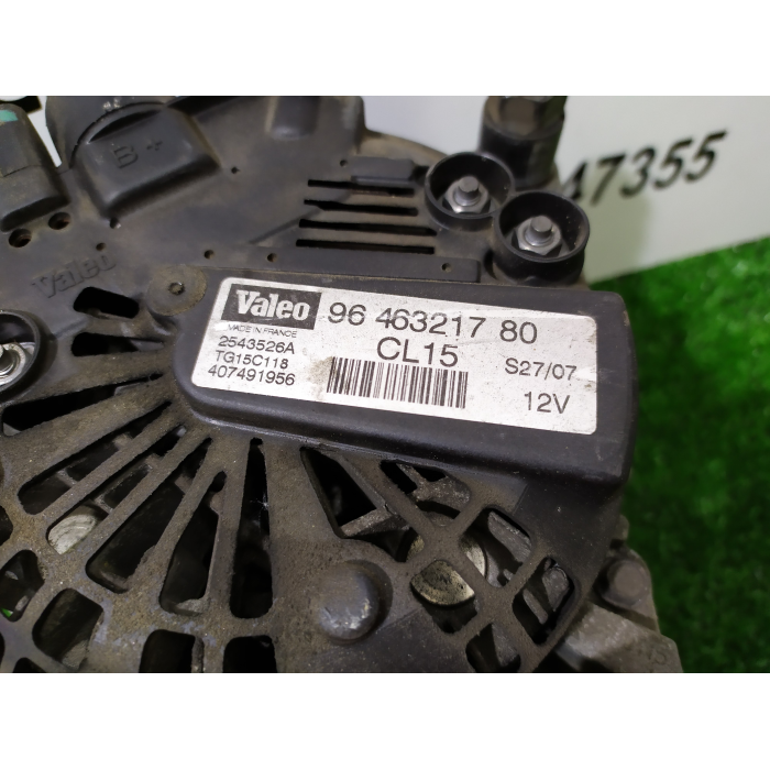 9646321780 ALTERNATORE VALEO PEUGEOT 206 1.4 CITROEN C8 ( 02-14 ) 2.2 HDI 128CV 94KW 