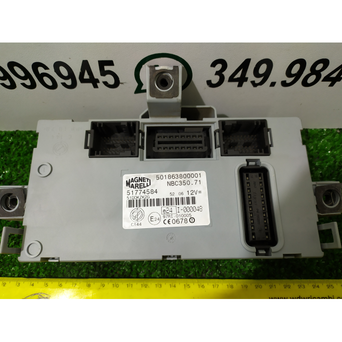 SCATOLA PORTA FUSIBILI BODY COMPUTER DELPHI FIAT IDEA 1.3 MTJ (03-12) 2008 (350)
