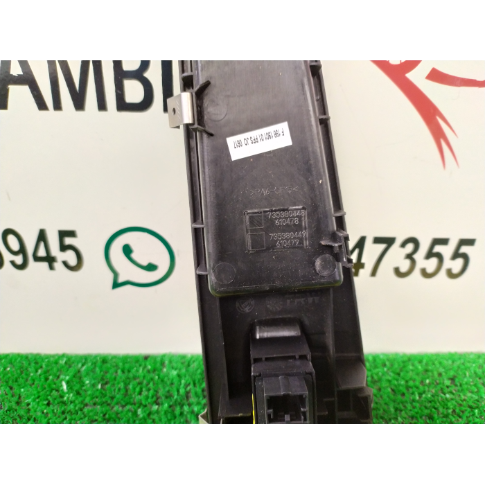 735380448 PULSANTE PULSANTIERA ALZAVETRO PORTA ANTERIORE DESTRO DX FIAT BRAVO 1.9 (2007\2014) 2007