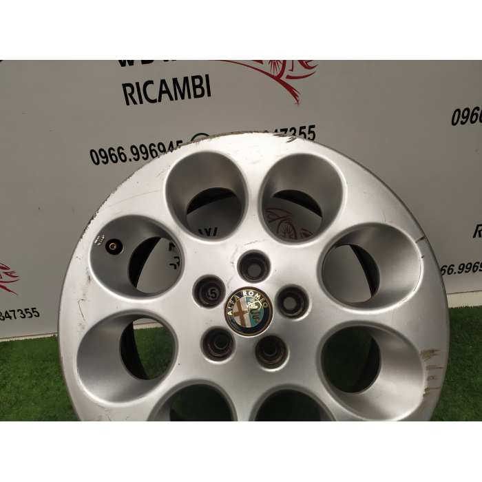ART.16595 1 CERCHIO IN LEGA 5 FORI DA 15 POLLICI ALFA ROMEO 147 1.6 (2000\2010) 2009