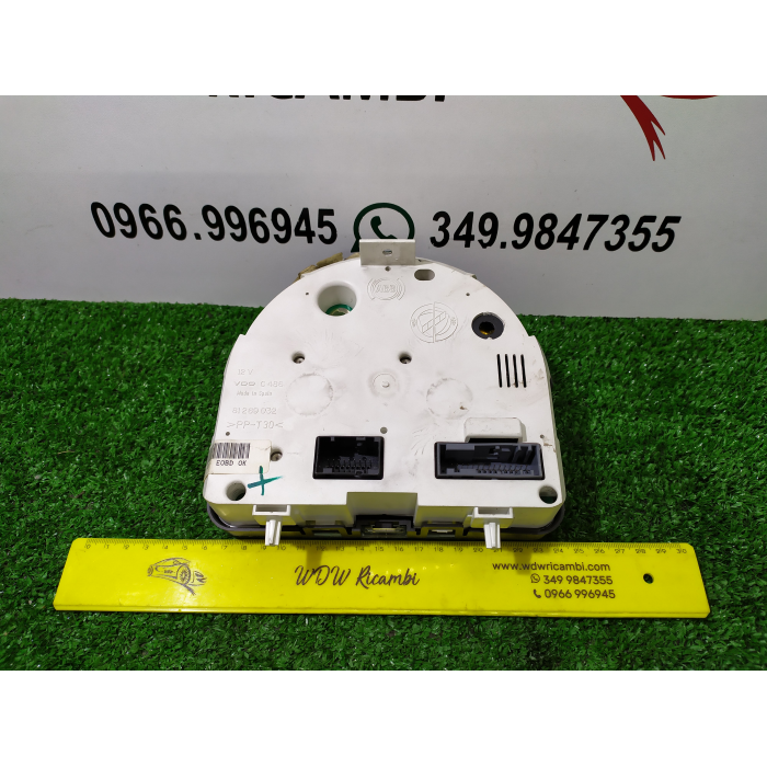 QUADRO QUADRANTE TACHIMETRO CONTACHILOMETRI STRUMENTO FIAT MULTIPLA 2° 
