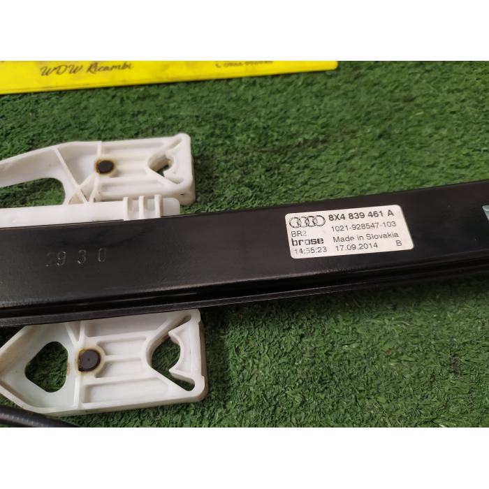 8X4839461A MECCANISMO ALZAVETRO PORTA POSTERIORE SINISTRO SX AUDI A1 SPORTBACK (2010\2018) 2016