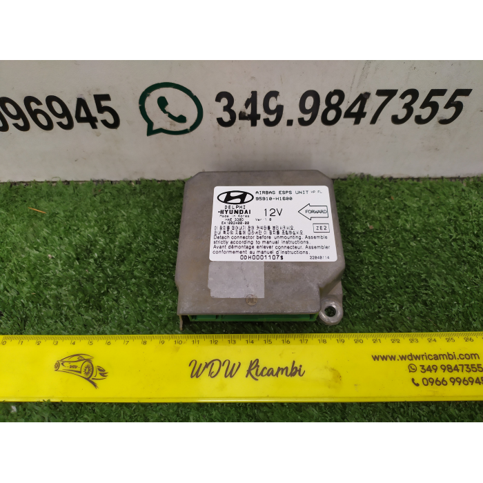 95910-H1600 CENTRALINA AIRBAG DELPHI HYUNDAI TERRACAN 2.9 CRDI (2001\2007) 2004
