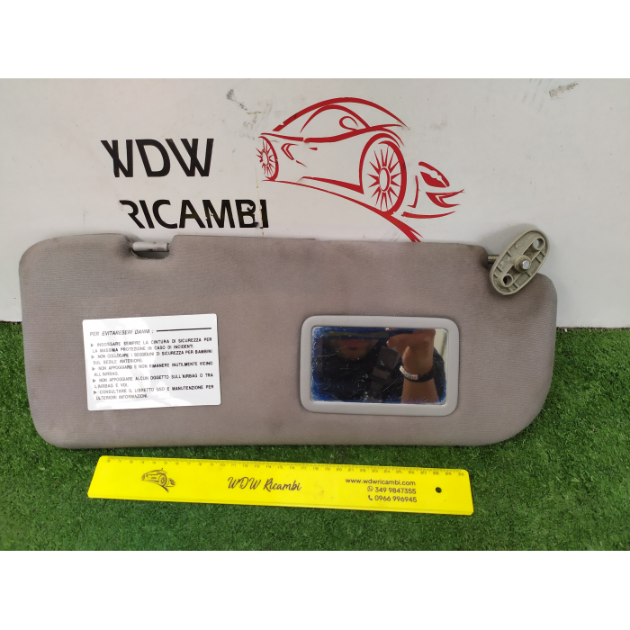 ALETTA PARASOLE INTERNA LATO PASSEGGERO ANTERIORE DESTRO DX HYUNDAI TERRACAN 2.9 CRDI