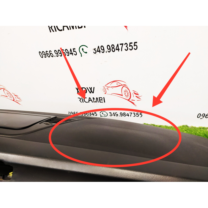 ART.18298 KIT AIRBAG NO CENTRALINA ALFA ROMEO GIULIETTA 1.6 (DAL 2010 IN POI >) -VEDI FOTO-