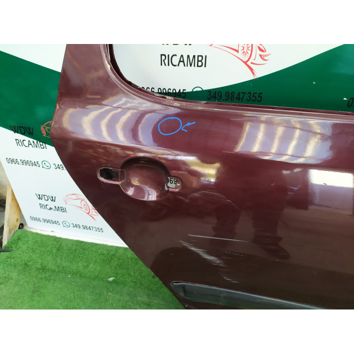 PORTA PORTIERA SPORTELLO POSTERIORE DESTRO DX SKODA FABIA 1.6 TDI (2007\2014) 2010
