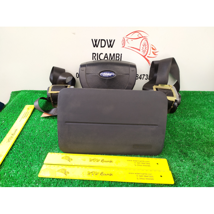 KIT AIRBAG NO CENTRALINA AIRBAG VOLANTE CRUSCOTTO CINTURA FORD FIESTA 1.4 TDCI (2002\2008) 2002