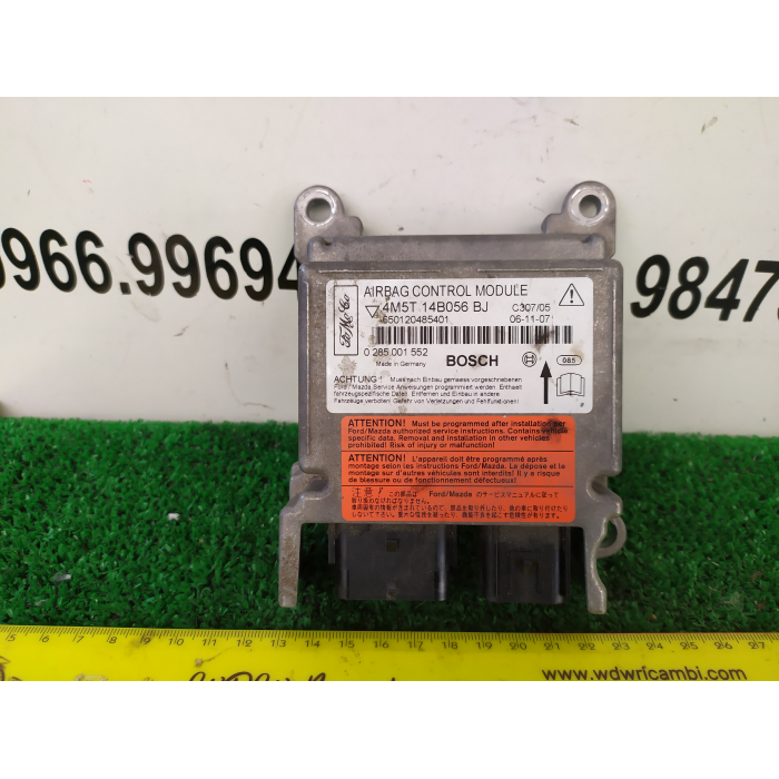 4M5T14B056BJ CENTRALINA AIRBAG BOSCH FORD FOCUS SW 1.6 (2004\2011) 2007