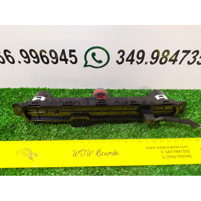 PULSANTI INTERRUTTORI CENTRALI GRUPPO COMANDI CRUSCOTTO FIAT 500 CITY 4 FRECCE 