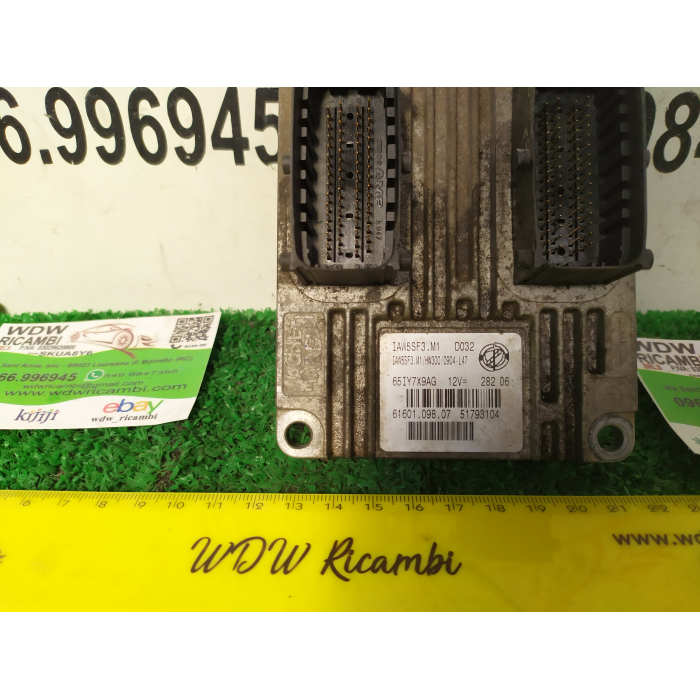 51793104 CENTRALINA INIEZIONE BENZINA MOTORE FIAT GRANDE PUNTO 1.2 65CV (2005\2011) 2006