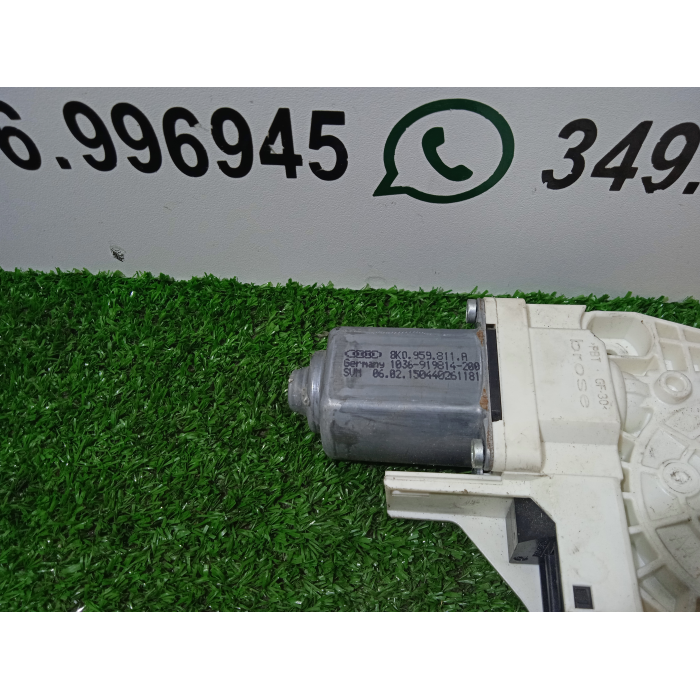 8K0959811A MOTORINO ALZAVETRO PORTA POSTERIORE SINISTRO SX AUDI A4 (B8) 2.0 TDI (2007\2015)