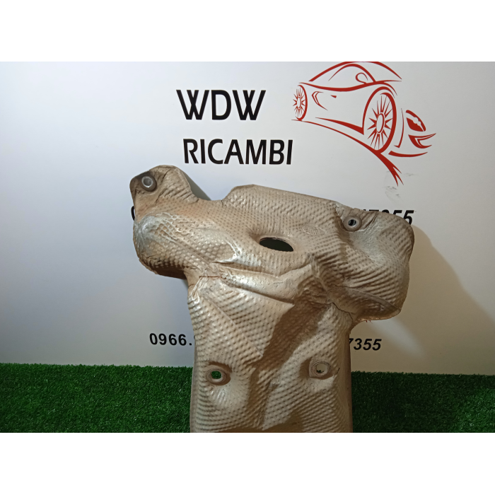 517874320 SCUDO TERMICO CARTER LAMIERA PROTEZIONE CATALIZZATORE FIAT PANDA 1.2 