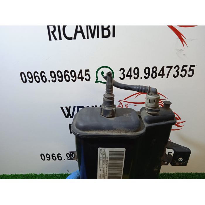 51886379 SERBATOIO SCATOLA FILTRO VAPORI CARBURANTE CARBONI ATTIVI FIAT PANDA 1.2 BENZI