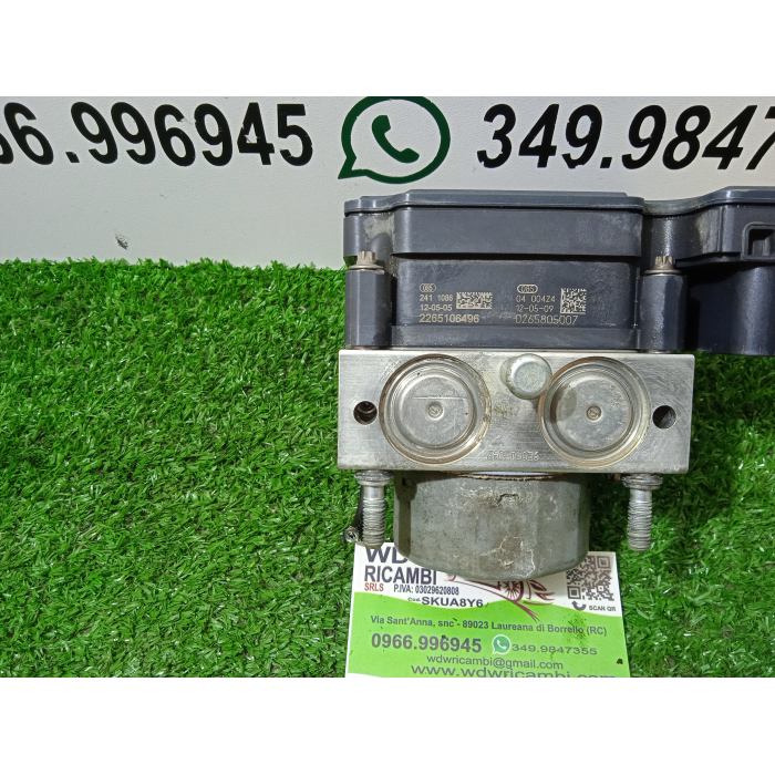51859852 CENTRALINA POMPA AGGREGATO ABS FIAT PANDA (312\319) 1.2 51KW 69CV 169A4000