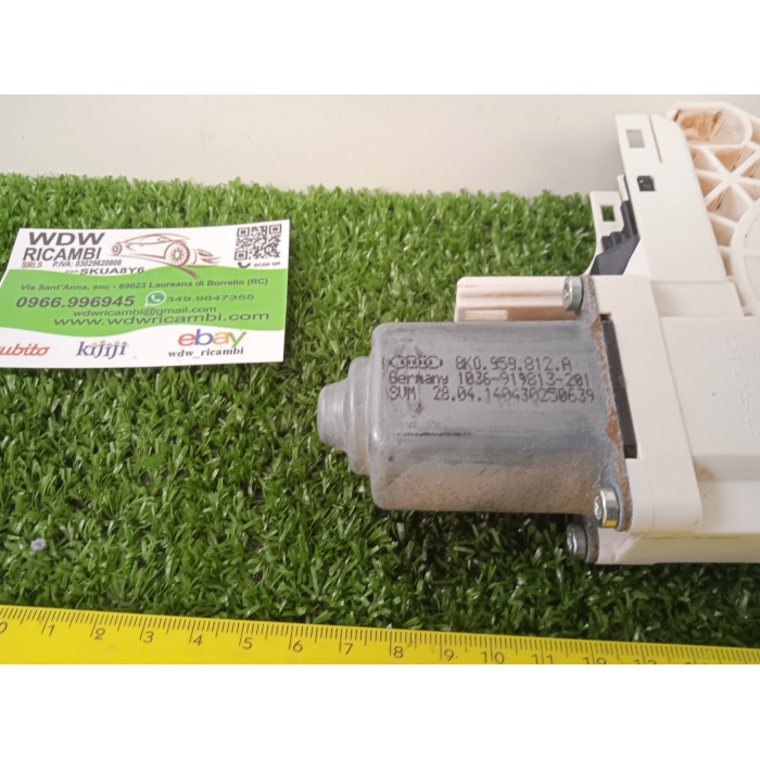 8K0959812A MOTORINO ALZAVETRO PORTA POSTERIORE POST DESTRO DX AUDI A6 AVANT (C7) 2.0 TDI (2011\2018)