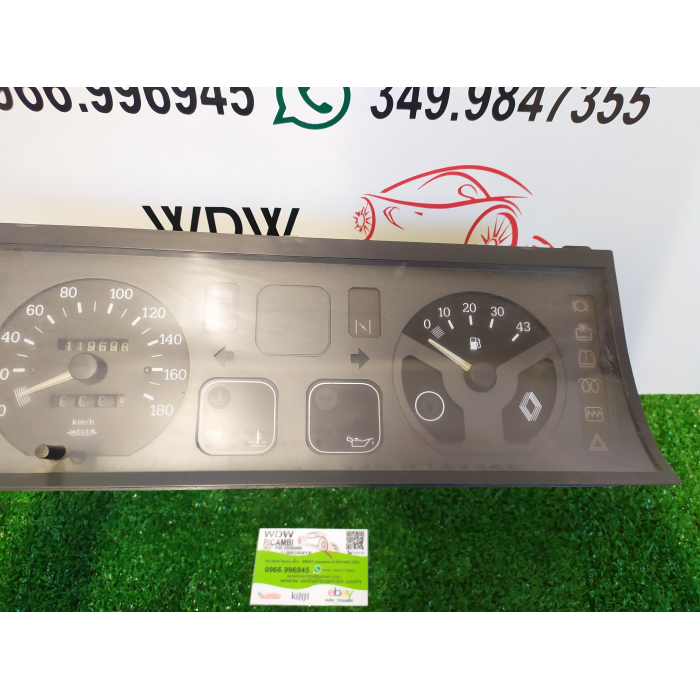 QUADRO QUADRANTE CONTACHILOMETRI TACHIMETRO STRUMENTO RENAULT ESPACE 1984 