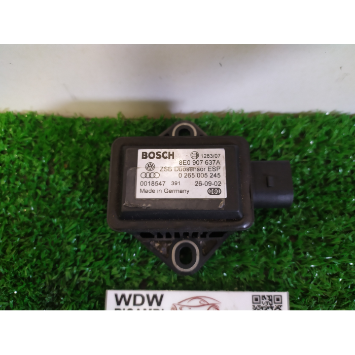 8E0907637A CENTRALINA ESP SENSORE IMBARDATA AUDI A4 (B6) 1.9 TDI (2000\2004) 0265005245