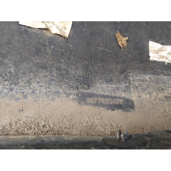 9677960477 PARAURTI POSTERIORE POST ORIGINALE NERO CON FORI SENSORI PEUGEOT 308 GT LINE 