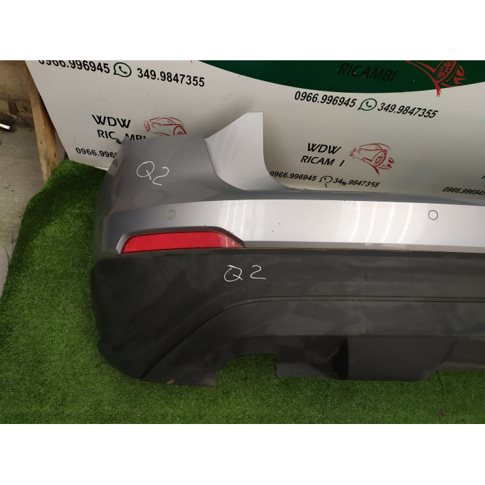 81A807511B PARAURTI POSTERIORE POST COMPLETO SENSORI PARCHEGGIO AUDI Q2 S-LINE 