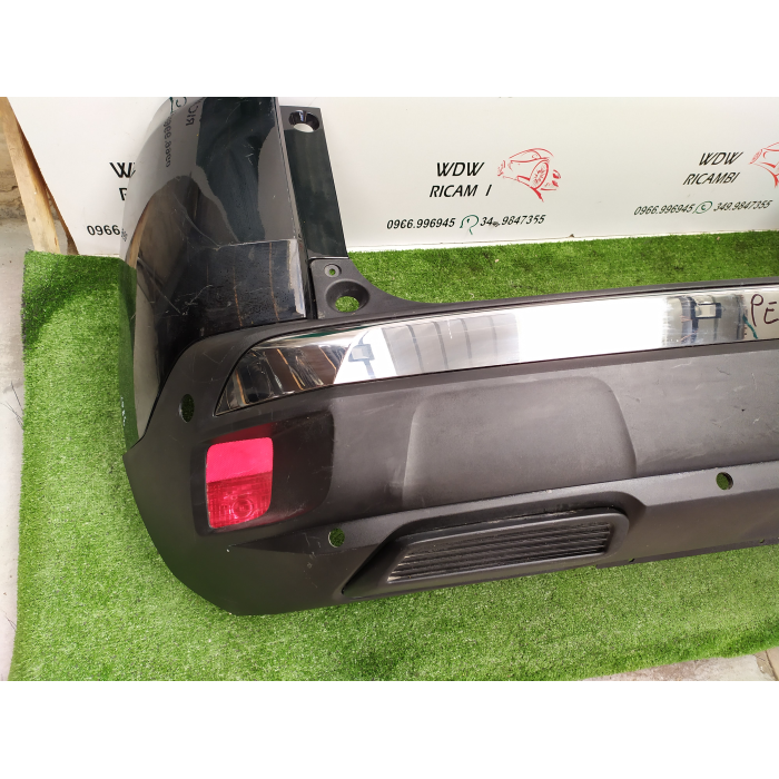 9811865077 PARAURTI POSTERIORE ORIGINALE CON FORI SENSORI PEUGEOT 3008 GT LINE 2° 