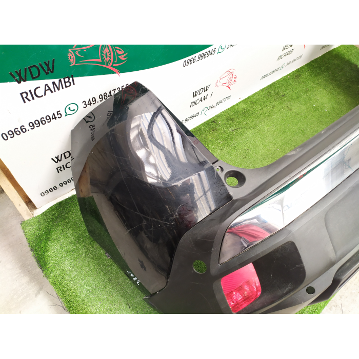 9811865077 PARAURTI POSTERIORE ORIGINALE CON FORI SENSORI PEUGEOT 3008 GT LINE 2° 