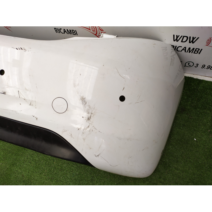 PARAURTI POSTERIORE POST BIANCO CON SENSORI PARCHEGGIO PEUGEOT 208 (2012\2019) 
