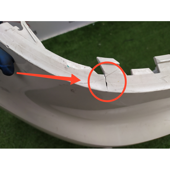 8V3807521B PARAURTI POSTERIORE POST ORIGINALE CON FORI SENSORI AUDI A3 SPORTBACK (2012\2019)